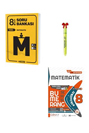 LGS 8.Sınıf Temel Matematik ve Bumerang Matematik Soru Bankası