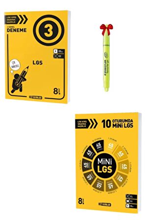 LGS 3'lü Genele deneme ve 10 Oturumda Mini LGS Deneme