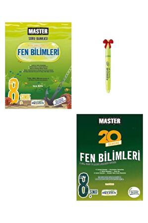 LGS 8.Sınıf Master Fen Soru Bankası ve Master Fen Deneme