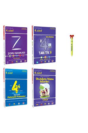 4. Sınıf Zoru Bankası Taktikli Soru Bankası Problemler ve Okuduğunu Anlama