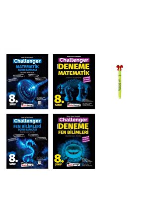 LGS 8.Sınıf Challenger Matematik Fen Bilimleri Soru Bankası ve Deneme