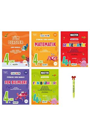 4.Sınıf Classmate Tüm Dersler Matematik Fen ve Master Matematik Fen