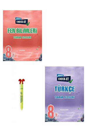 LGS 8.Sınıf CHECK-ET Fen Bilimleri Türkçe Tekrar Testleri