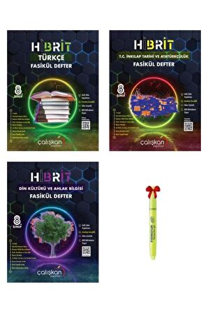 8. Sınıf Hibrit Türkçe İnkılap Tarihi ve Din Kültürü Fasikül Defter