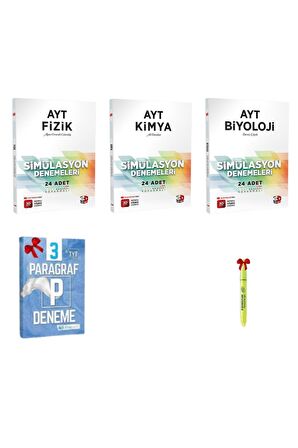 3D Yayınları AYT Fizik+AYT Kimya+AYT Biyoloji Deneme Tamamı Video Çözümlü