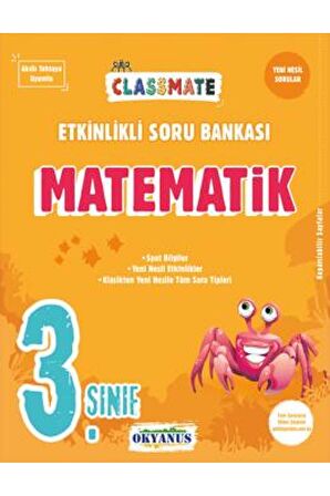 3. Sınıf Classmate Matematik Etkinlikli Soru Bankası