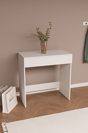 DF02114 Kapaklı Aynalı Bölmeli Makyaj Masası