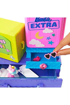 FABBATOYS HDY91 Barbie Extra - Mini Bebekler ve Hayvan Dostlarının Seyahat Maceraları