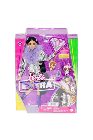 Barbie Extra Mor Botlu Bebek Hhn07