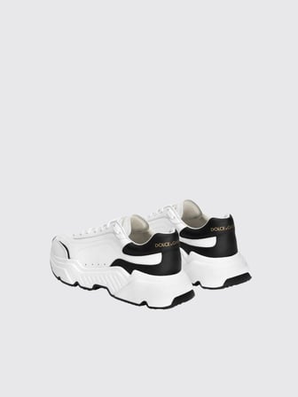Daymaster White Sneakers In Nappa Calfskin