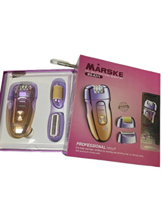 Marske MS6311 3in1 Epilasyon Cihazı – Tıraş Başlığı + Epilatör + Ayak Törpüsü