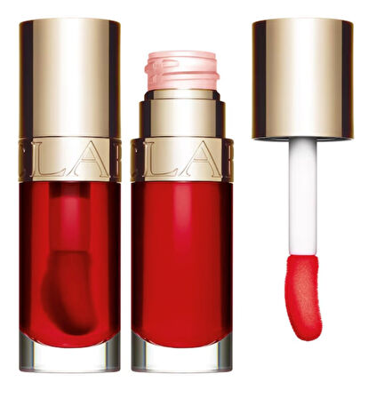 Clarins Lip Comfort Oil - Parlatıcı Dudak Yağı 08 - Strawberry