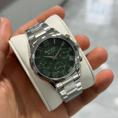 Ferrucci FER.03719M.02 Çelik Kordon Erkek Kol Saati