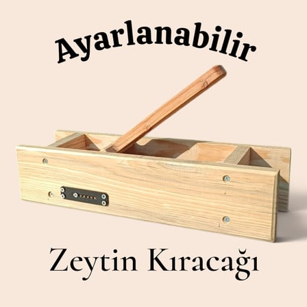  Ayarlanabilir Zeytin Kıracağı - Zeytin Kıracağı Aparatı - Ahşap Zeytin Kırma Aparatı