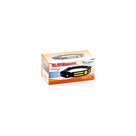 ALASKA KAFA FENERİ ŞARJLI KUTULU SDR-6104 6865 5593