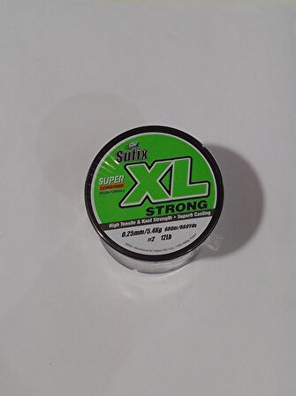 SUFİX XL 0.25 MM 600 M LİMON YEŞİL OLTA MİSİNASI