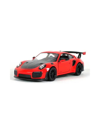Kinsmart 1:36 Ölçek Porsche 911 Gt2 Rs// Çek-Bırak 12 cm Metal Araba Kırmızı