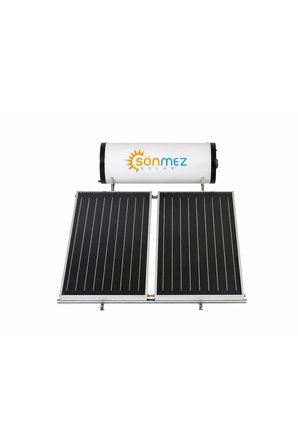 Solar 150L Emayeli Prizmatik Çift Bakır Kollektörlü Güneş Enerjili Su Isıtma Sistemi (KAPALI DEVRE BASINÇLI)