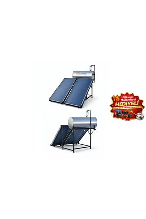 Solar Çift Panelli Güneş Enerjisi Su Isıtma Sistemi (KAPALI DEVRE BASINÇLI)