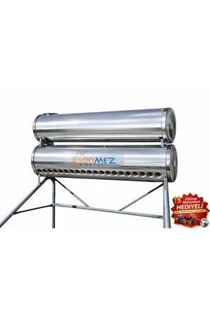 Solar 30x DUBLE KROM Vakum Tüplü Güneş Enerjisi Depoları (SADECE DEPOLAR) (AÇIK DEVRE DOĞAL AKIŞLI)