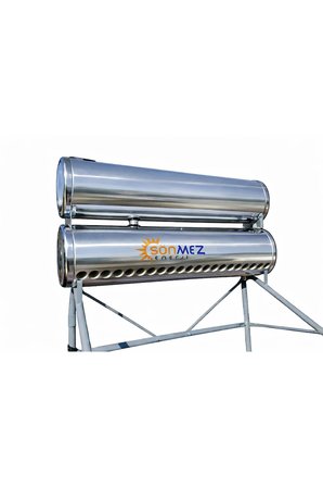 Solar 24x DUBLE KROM Vakum Tüplü Güneş Enerjisi Depoları (SADECE DEPOLAR) (AÇIK DEVRE DOĞAL AKIŞLI)