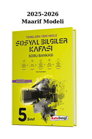 Kafadengi 5.Sınıf Sosyal Bilgiler Kafası Soru Bankası 2025/26 Maarif Modeli