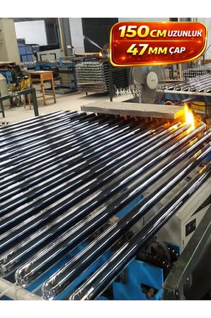Solar 24 Adet 150 Cm Vakum Cam Tüp (VAKUM TÜPLÜ GÜNEŞ ENERJİSİ CAMI)