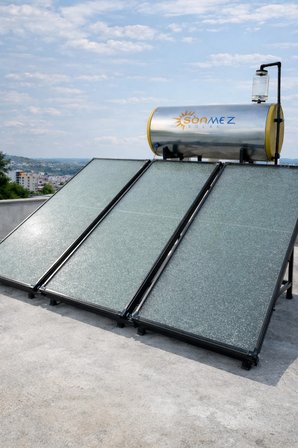 SÖNMEZ Krom Basınçlı Güneş Enerjili Su Isıtma Sistemi