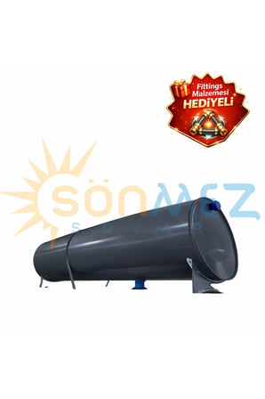 Solar Enerji Vakum Tüplü Güneş Enerjisi 30lu Soğuk Su Deposu (ŞAMANDIRA DEPOSU)