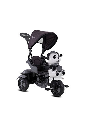 Turhan Bebe Çocuk Araç Gereçleri 127 Little Panda Üçteker Gri