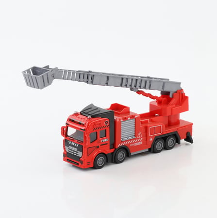 Pasifik Toys Metal Kafalı , Çek-Bırak ,4'lü Itfaiye Seti Fonksiyonlu Kaliteli Malzeme Standartlara Uygun Ürünler