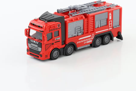 Pasifik Toys Metal Kafalı , Çek-Bırak ,4'lü Itfaiye Seti Fonksiyonlu Kaliteli Malzeme Standartlara Uygun Ürünler