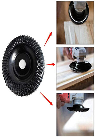 Ahşap Ağaç Törpü Eğe Disk Şekillendirme 115 mm Avuç Taşlama Uyumlu