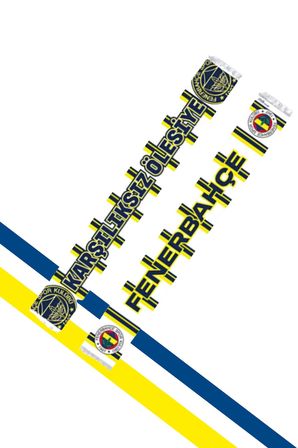 FENERBAHÇE ERKEK TRIBUN HALFTONE LOGOLU TSHIRT ŞAL HEDİYELİ UV KUTULU