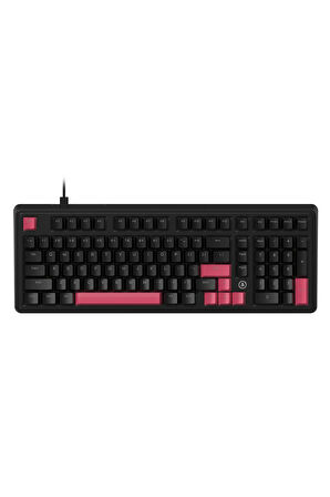 AK980 Red Switch Kablolu Mekanik Oyun Klavyesi- Rainbow Aydınlatmalı Siyah/Kırmızı
