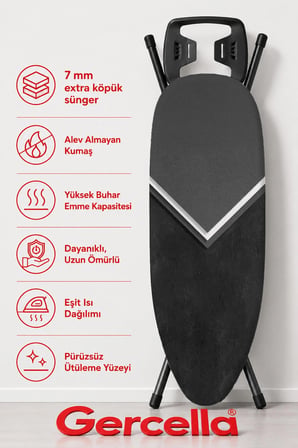 (HEDİYELİ) SYMBOL ÜTÜ MASASI KILIFI BEZİ ÖRTÜSÜ
