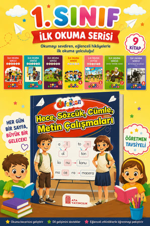 1. Sınıf Okuma Dizisi + Renkli Hece Kitabı