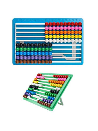 Tgb Raylı Abaküs Mihsap Sayı Boncuğu Renkli TGB-009