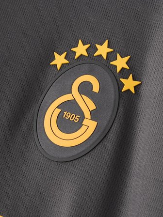 GS FRM 045 785016 GALATASARAY ORJİNAL LİSANSLI PUMA 26/27 DEPLASMAN SİYAH ÇOCUK  FORMA LAZER KUTULU