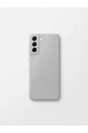 Samsung Galaxy S 21 Plus Silikon Gri Kılıf Modeli