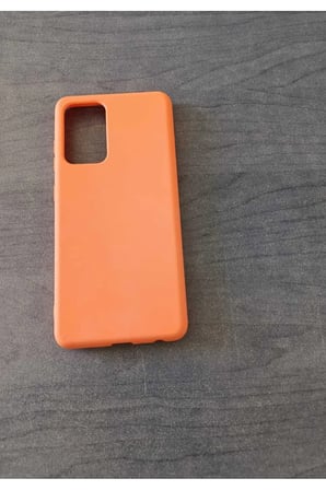 Samsung Galaxy A52 Turuncu Renkli Kılıf Modeli