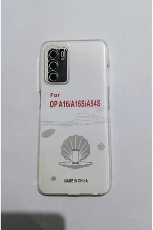 Oppo A16 / A16 S / A54S Şeffaf Telefon Kılıf Modeli