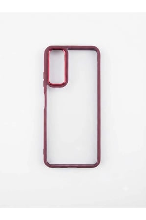 Vivo Y20 Bordo Kenarlı Kılıf Modeli