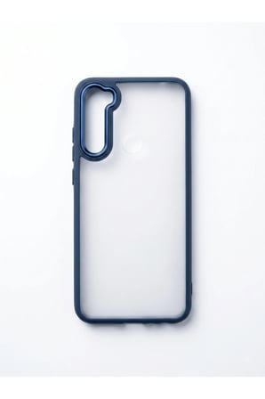 Redmi Note 8 Mavi Kenarlı Kılıf Modeli