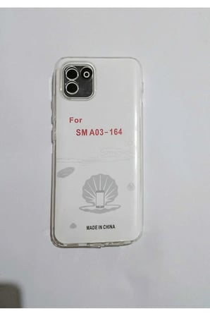 Samsung A 03 Şeffaf Silikon kılıf Modeli