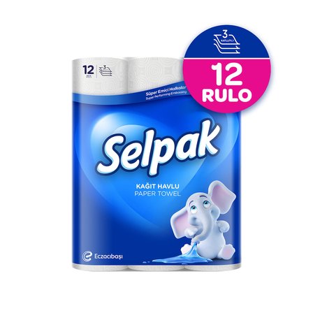 Selpak Kağıt Havlu 12'li