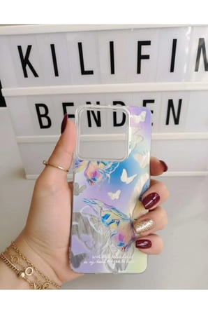 Xiaomi Redmi Note 13 (4G) Kelebek Desen Kılıf Modeli