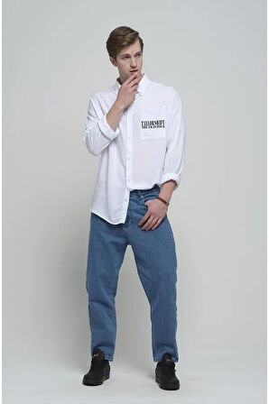 Taylor Swift The Eras Tour Baskılı Unisex Şarkıcı Cepli Gömlek