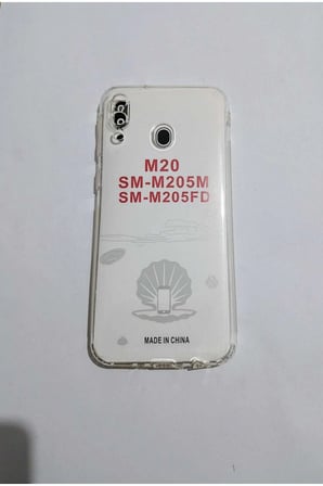 Samsung M20 Şeffaf Silikon Kılıf Modeli