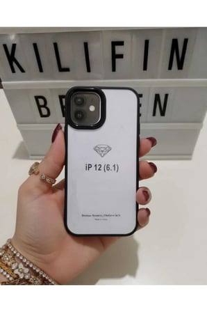 İphone 12 / 12 Pro Renkli Kenar Kılıf Modeli
